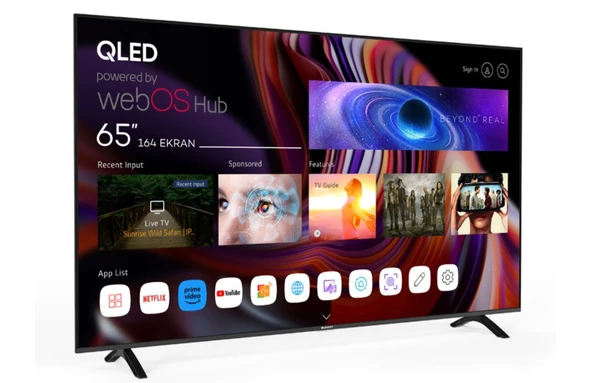 Sunny SN65QMN252 65" 165 Ekran Dahili Uydu Alıcılı 4K Ultra HD Smart QLED TV - 3