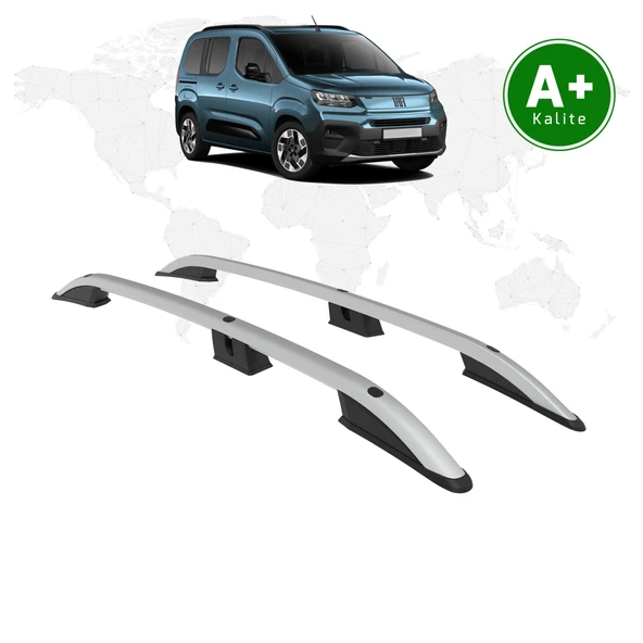 FA OTOMOTİV Fiat Doblo Tavan Çıtası Kısa Şasi 2024 Model ve Sonrası Gri ürün görseli 1