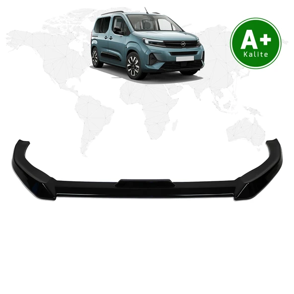 FA OTOMOTİV Opel Combo Ön Lip Parlak Siyah 2024 Model ve Sonrası ürün görseli 1