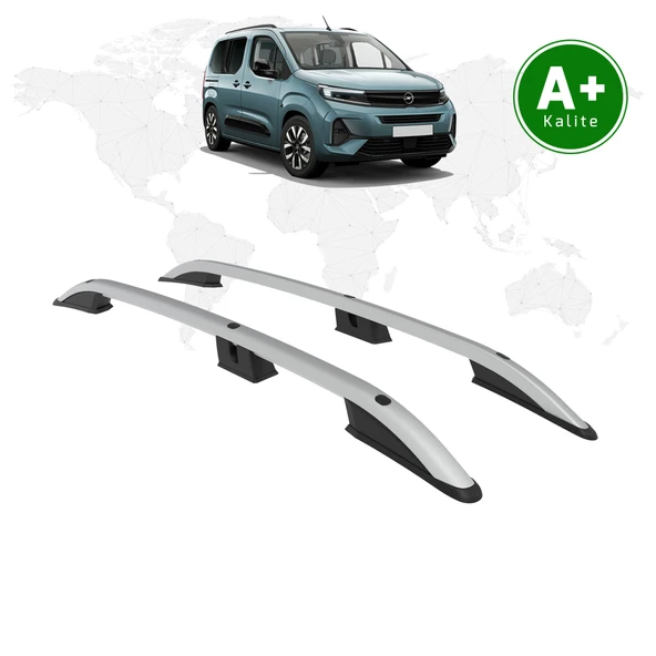 FA OTOMOTİV Opel Combo Tavan Çıtası Kısa Şasi 2024 Model Ve Sonrası Gri ürün görseli 1