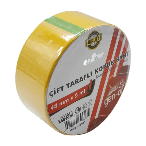 Gen-Of Çift Taraflı Köpük Bant 48x5 m (GEN-8305) - Resim 2