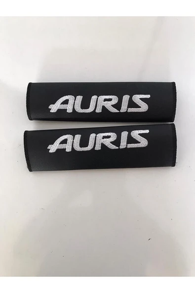 Toyota Auris Nakışlı Deri 1 Çift Boyun Yastık Ve 1 Çift Kemer Pedi - Resim 4