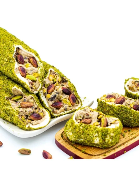 Dadak Lokum ve Kuruyemiş  Antep Fıstıklı Atom Lokum 2 KG - 3