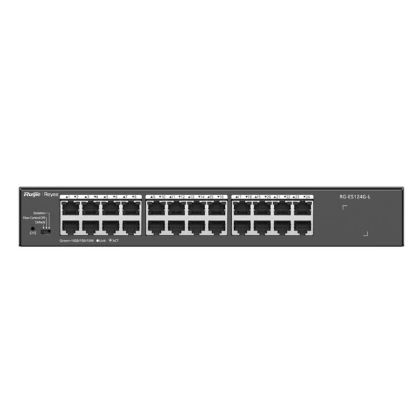 Ruijie Reyee RG-ES124G-L 24 Port 10/100/1000 Mbps Yönetilmeyen Switch ürün görseli