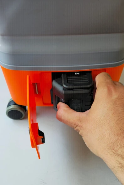 KRAFT HART 21V 4Ah Çift Akülü Katlanabilir Basınçlı Yıkama Makinesi 50 Bar Basınç Oto Araba Bahçe - Resim 6