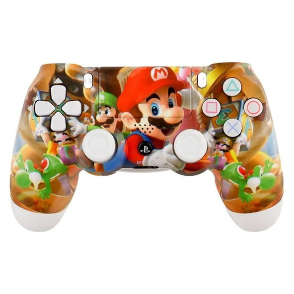DualShock 4 V2 Süper Mario2 Edition ZCT2 Kablosuz PS4 Oyun Kolu