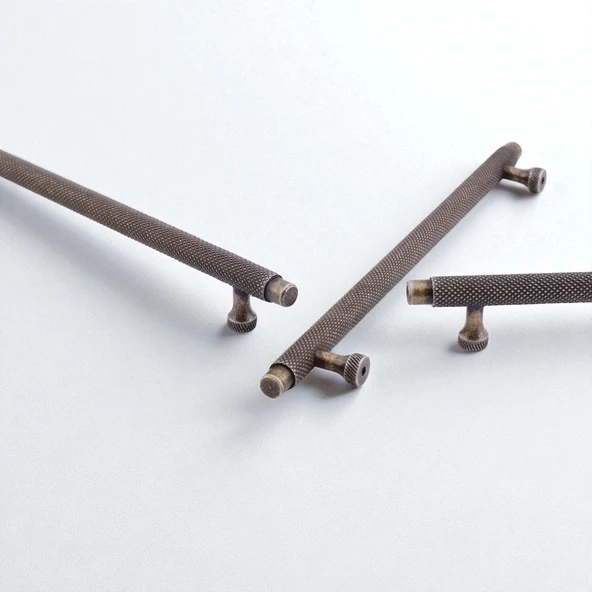 Martin Eskitme Antik Sarı Metal Kulp 128 mm Mobilya Çekmece Mutfak Dolabı Dolap Modern Kapak Kulplar - Resim 5