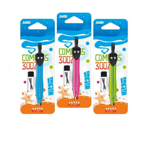 Junior Yedek Uçlu Metal Pergel Blisterlı (130937) ürün görseli