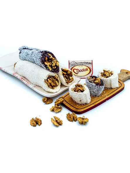 Dadak Lokum ve Kuruyemiş  Cevizli Sarma Lokum 2 kg - 1