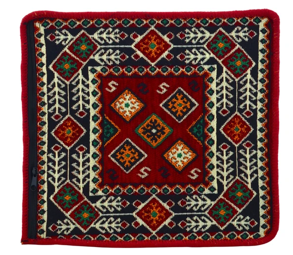 Dekoratif Otantik Çift Taraflı Fermuarlı Kilim Şark Köşesi Minder Kılıfı (40cmx41cm) Mod5
