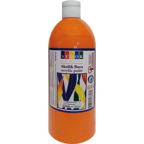 Südor Akrilik Boya 500cc Turuncu 1 adet ürün görseli 1
