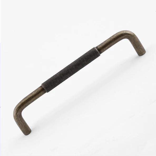 Uber Tırtıklı Antik Sarı Metal Kulp 160 mm 16 cm Mobilya Çekmece Mutfak Dolabı Dolap Modern Kapak - 5