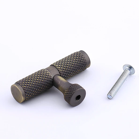 Martin Antik Sarı Eskitme Metal Kulp Düğme Mobilya Çekmece Mutfak Dolabı Dolap Modern Kapak Kulpları - Resim 7