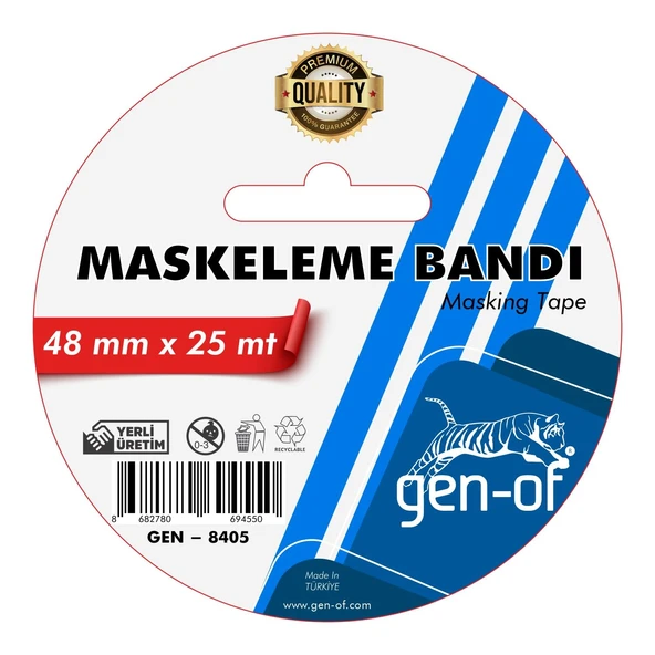 Gen-Of Maskeleme Bandı 48x25 m (GEN-8405) ürün görseli