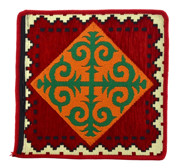 Dekoratif Otantik Çift Taraflı Fermuarlı Kilim Şark Köşesi Minder Kılıfı (40cmx41cm) Mod10