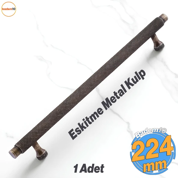 Martin Eskitme Antik Sarı Metal Kulp 224 mm Mobilya Çekmece Mutfak Dolabı Dolap Modern Kapak Kulplar ürün görseli