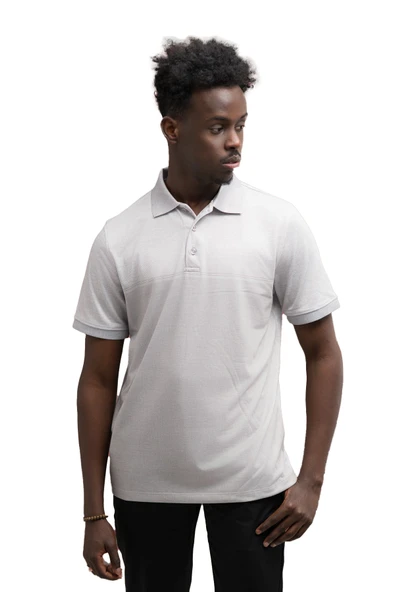 Advante Regular Fit Likralı Pano Desenli Polo Yaka T-shirt - Resim 6