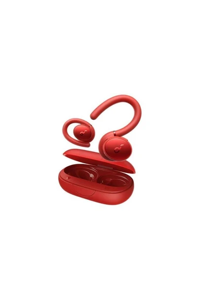 Anker Soundcore Sport X10 TWS Bluetooth 5.2 Kablosuz Kancalı Spor Kulaklık - IPX7 Suya Dayanıklı - Kırmızı - 2