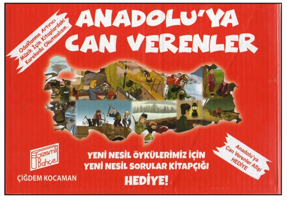 GİZEMLİ BAHÇE 4. SINIF ANADOLU'YA CAN VERENLER HİKAYE SETİ