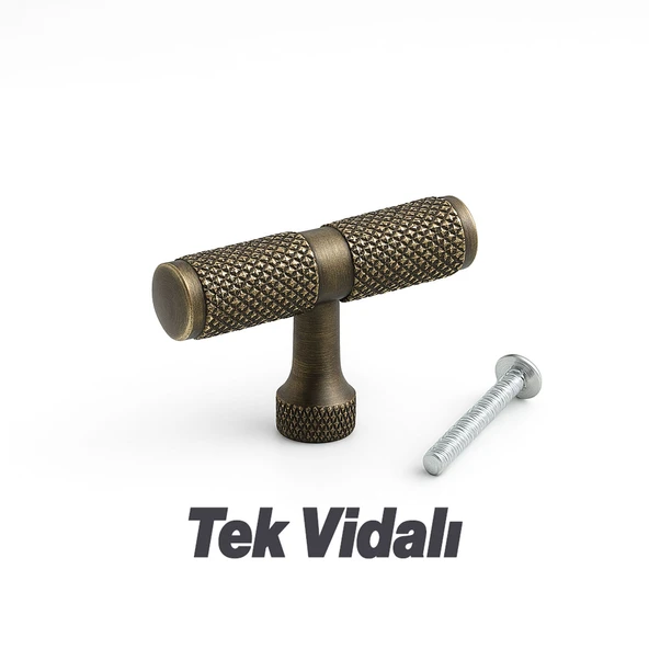 Martin Antik Sarı Eskitme Metal Kulp Düğme Mobilya Çekmece Mutfak Dolabı Dolap Modern Kapak Kulpları - Resim 5