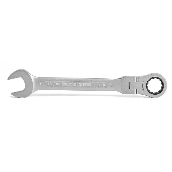 İzeltaş Mafsallı Cırcır Kombine Anahtar 8 mm 0345020008 - Resim 5