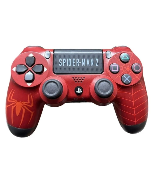 DualShock 4 V2 Spider-man 2 Edition ZCT2 Kablosuz PS4 Oyun Kolu