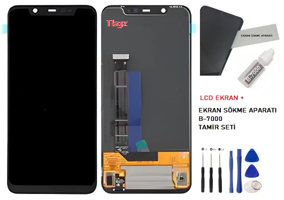 Tkgz Xiaomi Mİ 8 Uyumlu Lcd Ekran Dokunmatik SERVİCE PACK + HD Nano Ekran Korucu - Resim 2