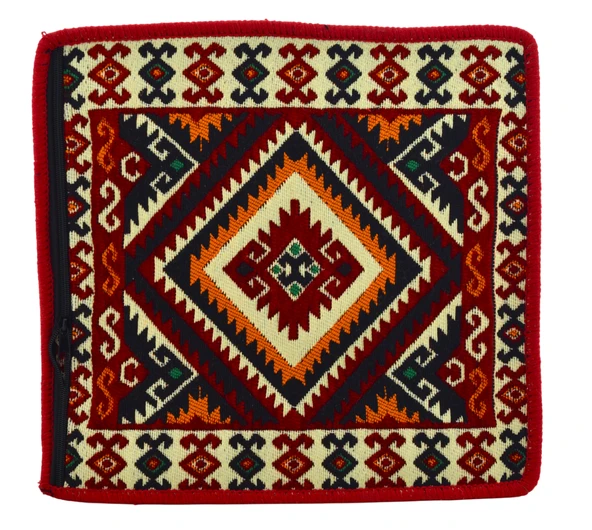 Dekoratif Otantik Çift Taraflı Fermuarlı Kilim Şark Köşesi Minder Kılıfı (40cmx41cm) Mod14