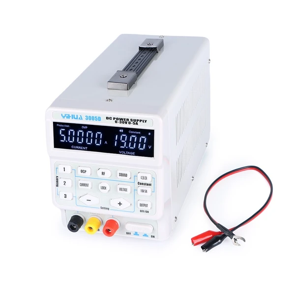 WellHise Yihua 3005D 0-30V 5A Programlanabilir DC Güç Kaynağı - 2