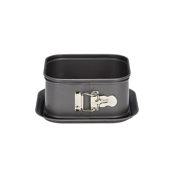 Kelepçeli Pasta Ve Kek Kalıbı Altı Çıkabilen  Kare 19x19x8 CM ürün görseli