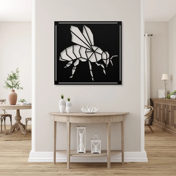 Arı modern Ahşap dekor tablo ürün görseli