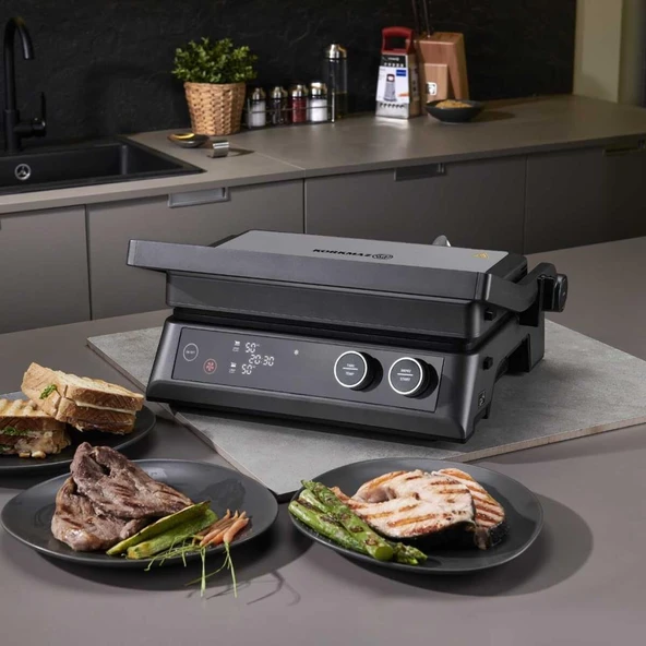 KORKMAZ A817 PRO GRILL PLUS DİJİTAL TOST MAKİNESİ - Resim 3