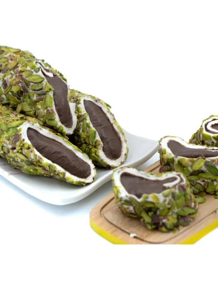 Dadak Lokum ve Kuruyemiş File Antep Fıstığı Kaplamalı Çikolata Dolgulu Lokum 2 kg - 2