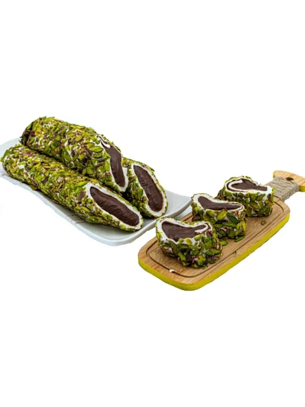 Dadak Lokum ve Kuruyemiş  File Antep Fıstığı Kaplamalı Çikolata Dolgulu Lokum 2 kg