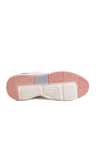 Aspor Beyaz Pudra Memory Foam Kadın Spor Ayakkabı - 5