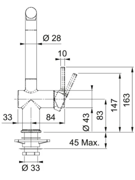 Franke Active Plus Doccia 2.0 Slate Grey Armatür - 3