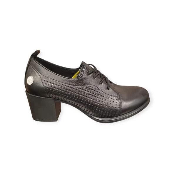 MAMMAMİA D25YA-7355 TOPUKLU KADIN DERİ AYAKKABI ürün görseli 1