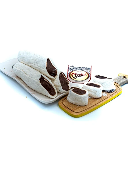 Dadak Lokum ve Kuruyemiş  Hindistan Cevizi Kaplamalı Çikolata Dolgulu Lokum 5 kg