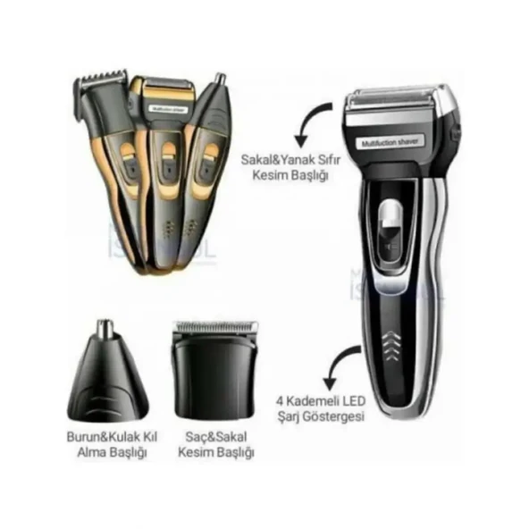 Daylink RD-595 Islak - Kuru Çok Amaçlı Tıraş Makinesi - Resim 4