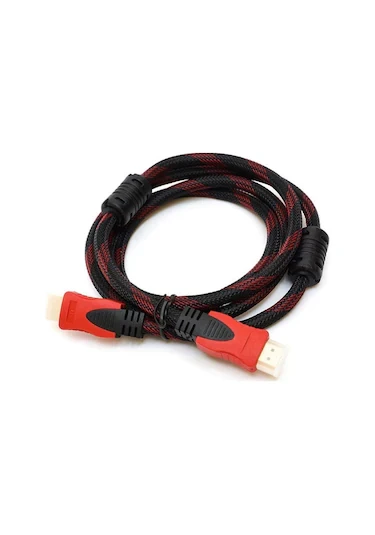 Hadron Hdx2013 Hdmi Kablo Örgülü 3M Siyah - Resim 2