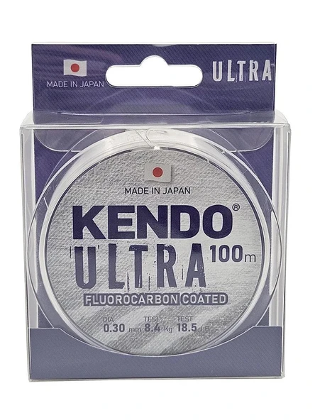 Kendo Ultra Fluorocarbon Coated 100m White Misina ürün görseli