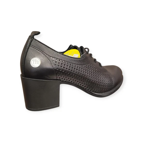 MAMMAMİA D25YA-7355 TOPUKLU KADIN DERİ AYAKKABI - Resim 6