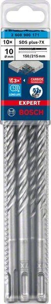 EXPERT SDS plus-7X K-Delici Ucu 10*215, 10 parça - 1