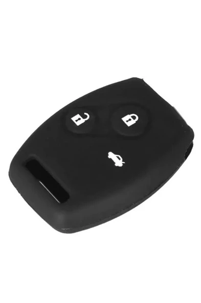Honda Civic Fd6 Crv Accord Uyumlu 3 Tuşlu Silikon Anahtar Koruma Kılıfı Siyah Renk 2. RESİME BAKINIZ - Resim 3