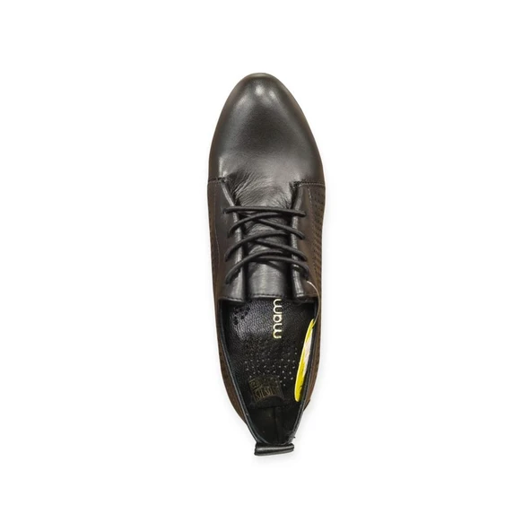 MAMMAMİA D25YA-7355 TOPUKLU KADIN DERİ AYAKKABI - Resim 4