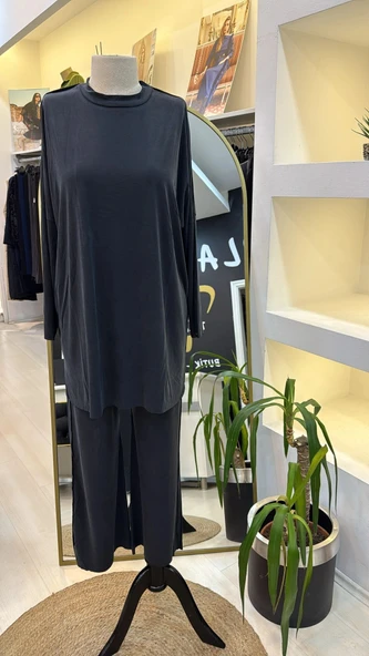 invee modal kumaş fresh takim 7126 siyah ürün görseli