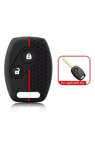 Honda Civic Fd6 Crv Accord Uyumlu 2 Tuşlu Silikon Anahtar Koruma Kılıfı 3.Resime Bakınız - 2