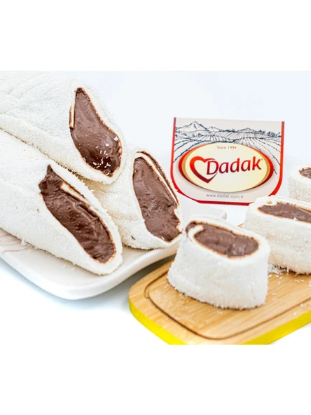 Dadak Lokum ve Kuruyemiş Hindistan Cevizi Kaplamalı Çikolata Dolgulu Lokum 2 kg - 2