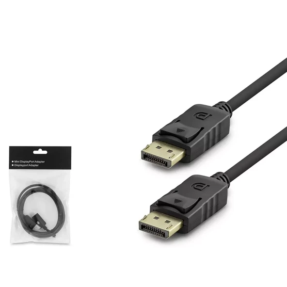 Hadron Hdx7765 Display Kablo 4K 30Hz 1.8M Siyah ürün görseli