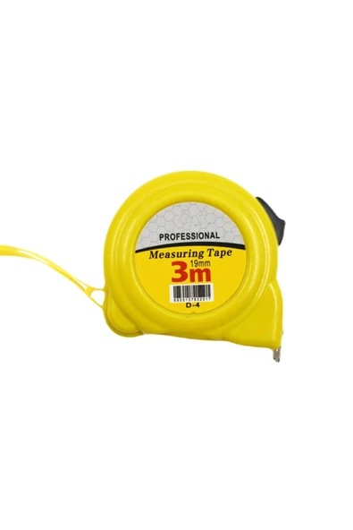 Profesyonel Şerit Metre Mezura 3 Metre 19 mm ürün görseli 1